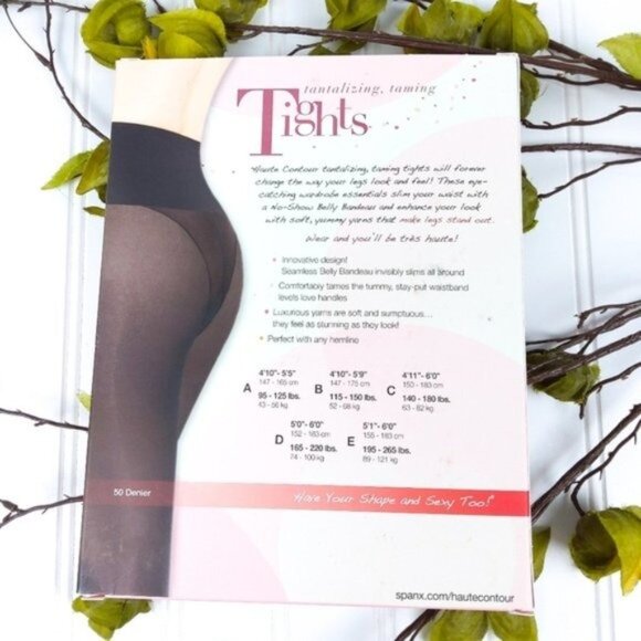 Spanx Contour High Falutin Footless Tight Nude F - Picture 2 of 4
